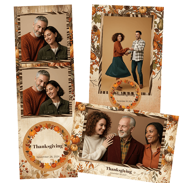 rustic autumn thanksgiving 2 Fotobox-Layout