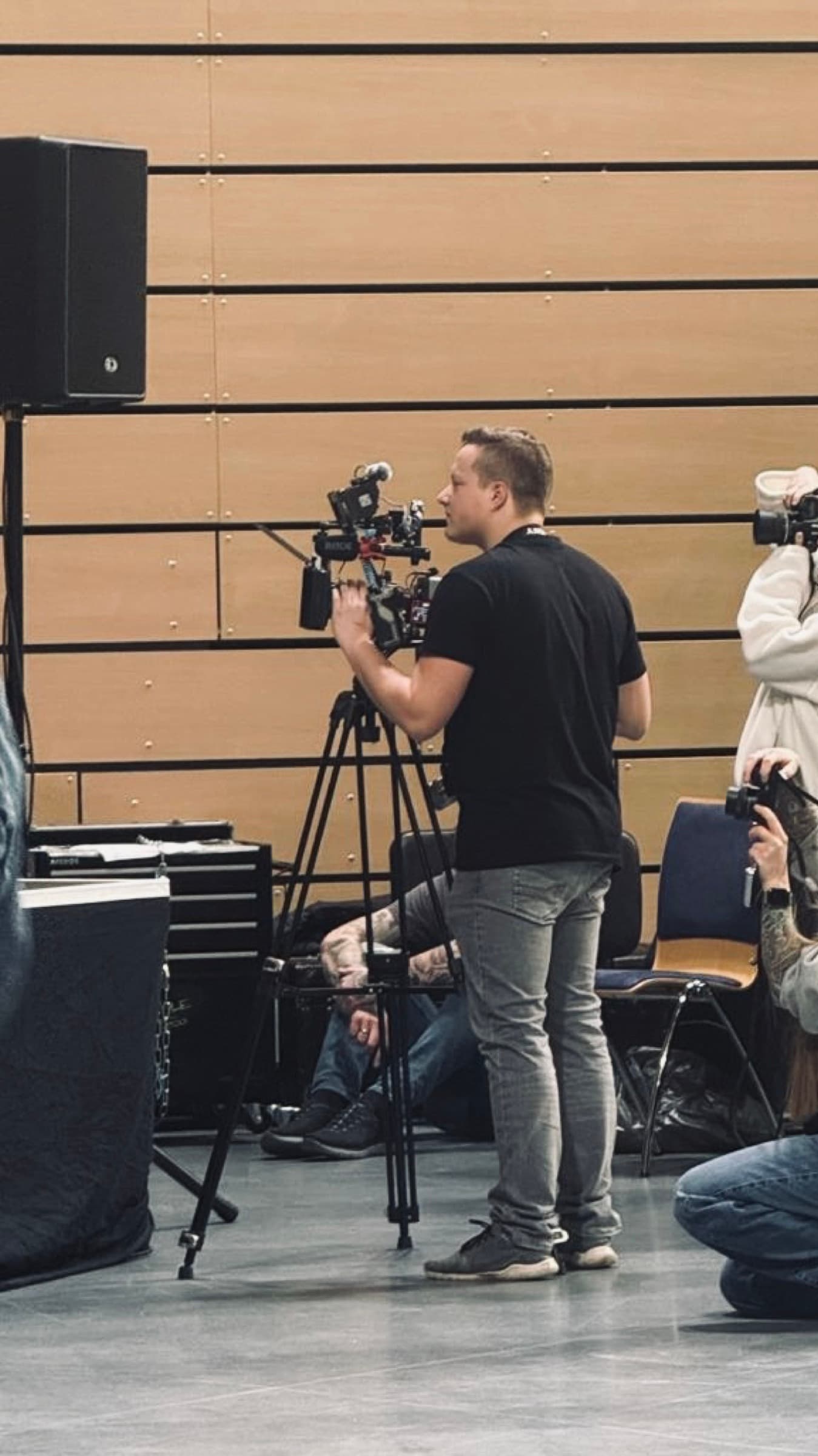 Alt Creator bei einer Videoproduktion